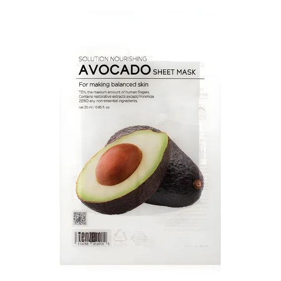 1753457971968tenzero-solution-nourishing-avocado-sheet-mask-25ml.webp Tenzero Solution Nourishing Avocado Sheet Mask- 25ml - Image 1