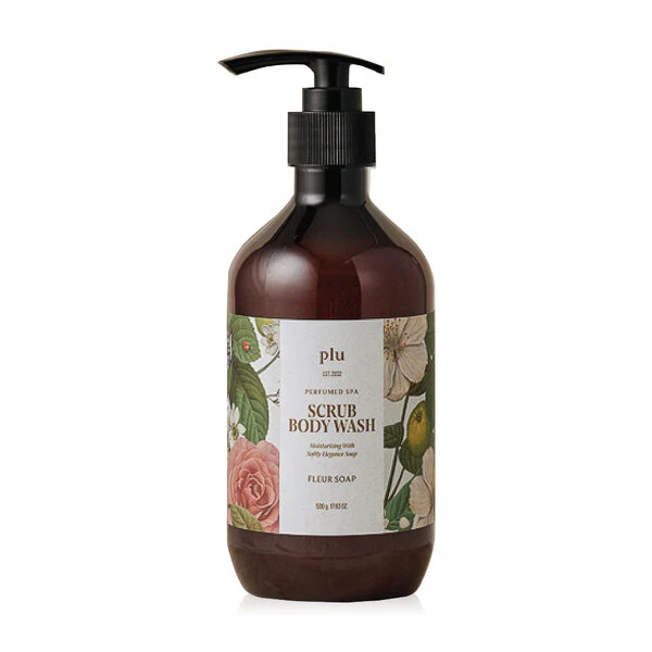 1755361549463plu-perfumed-spa-scrub-body-wash-fleur-soap-500gm.webp Plu - Perfumed Spa Scrub Body Wash Fleur Soap 500gm - Image 1