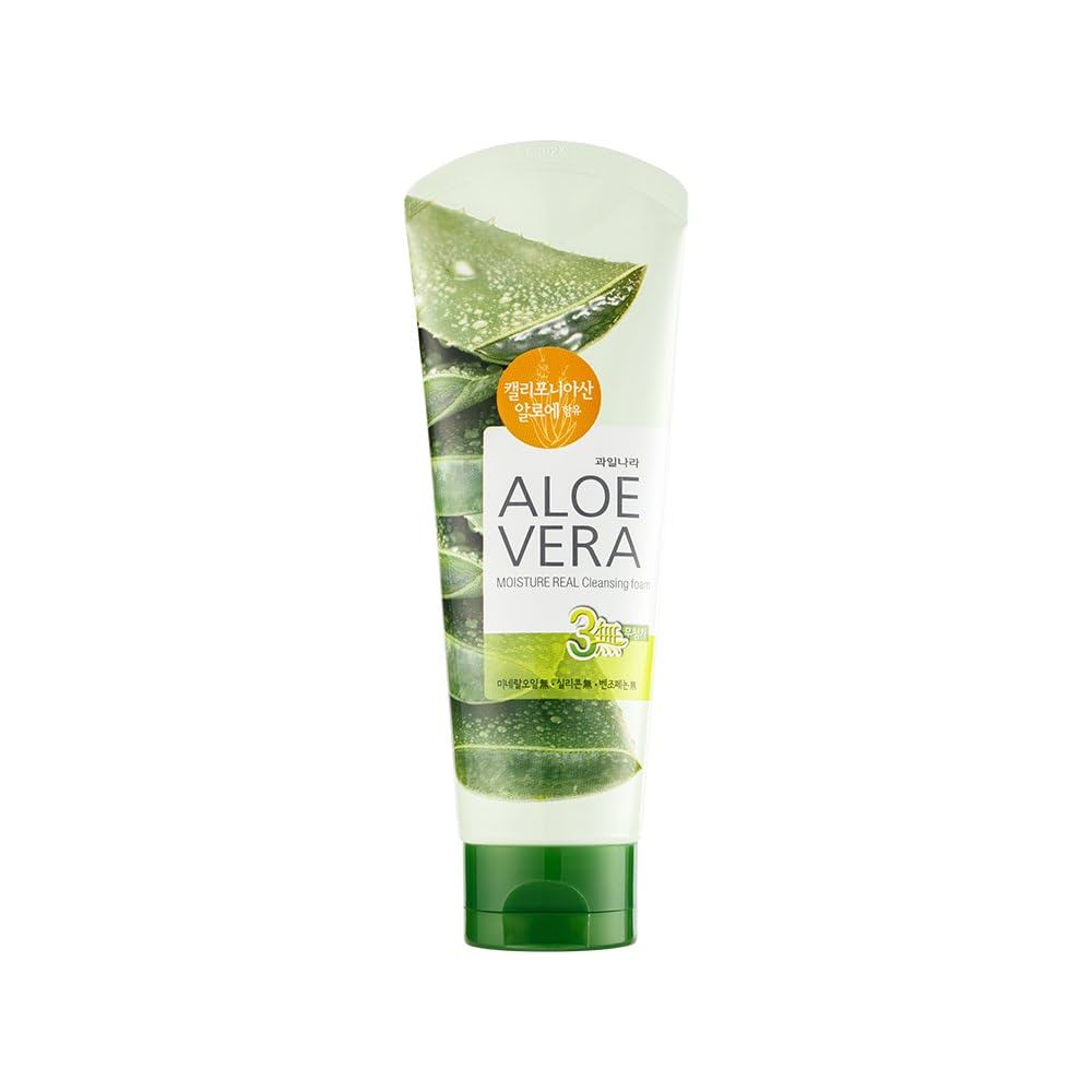 1755948993750welcos-aloe-vera-moisture-real-cleansing-foam-150-gm.jpg Welcos Aloe Vera Moisture Real Cleansing Foam 150 gm - Image 1