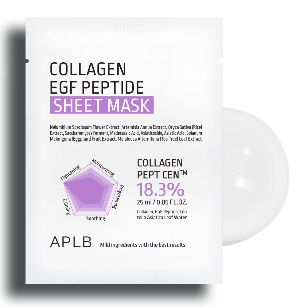 1756276790145aplb-collagen-egf-peptide-sheet-mask-25ml.jpg APLB Collagen EGF Peptide Sheet Mask 25ml - Image 1