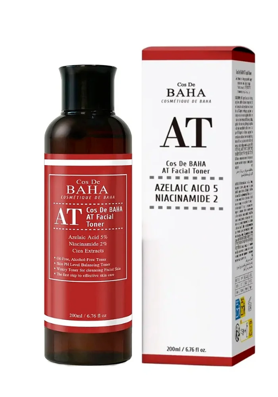 1758005000707cos-de-baha-azelaic-acid-5-niacinamide-2-facial-toner-at-200ml.webp Cos De BAHA Azelaic Acid 5%, Niacinamide 2% Facial Toner (AT) 200ml - Image 1