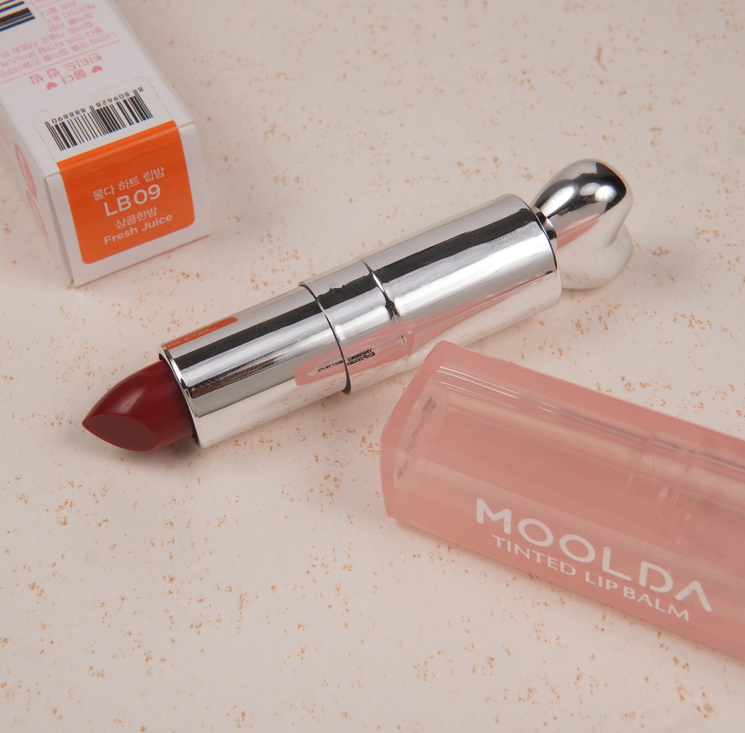 1767952993089moolda-tinted-lip-balm-fresh-juice-lb09-3g.jpg MOOLDA Tinted Lip Balm (Fresh Juice) LB09 3g - Image 1