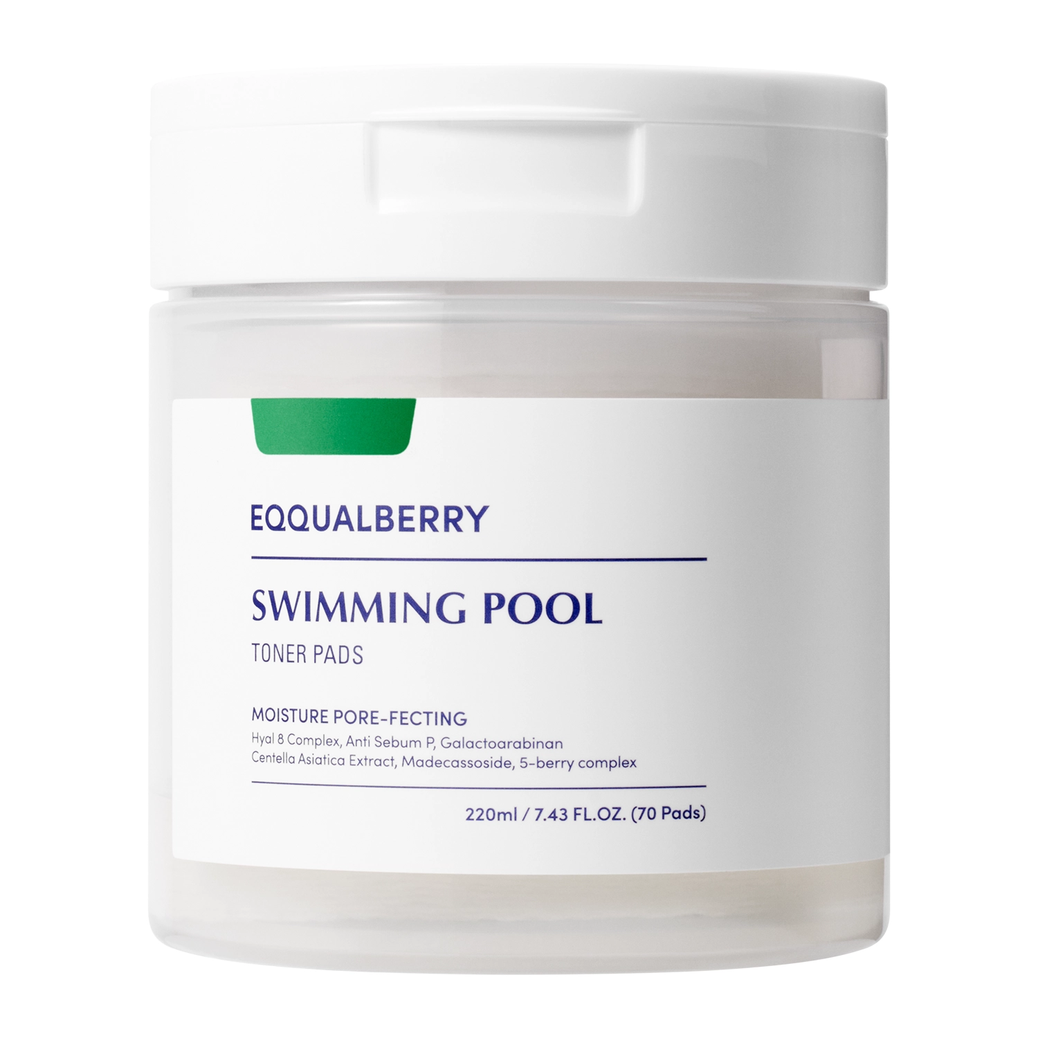 1777694054650eqqualberry-swimming-pool-toner-pads-70-pads-220ml.webp EQQUALBERRY Swimming Pool Toner Pads – 70 Pads / 220ml - Image 1