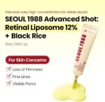 KSECRET SEOUL 1988 Advanced Shot: Retinal Liposome 12% + Black Rice – 15ml - Image 2