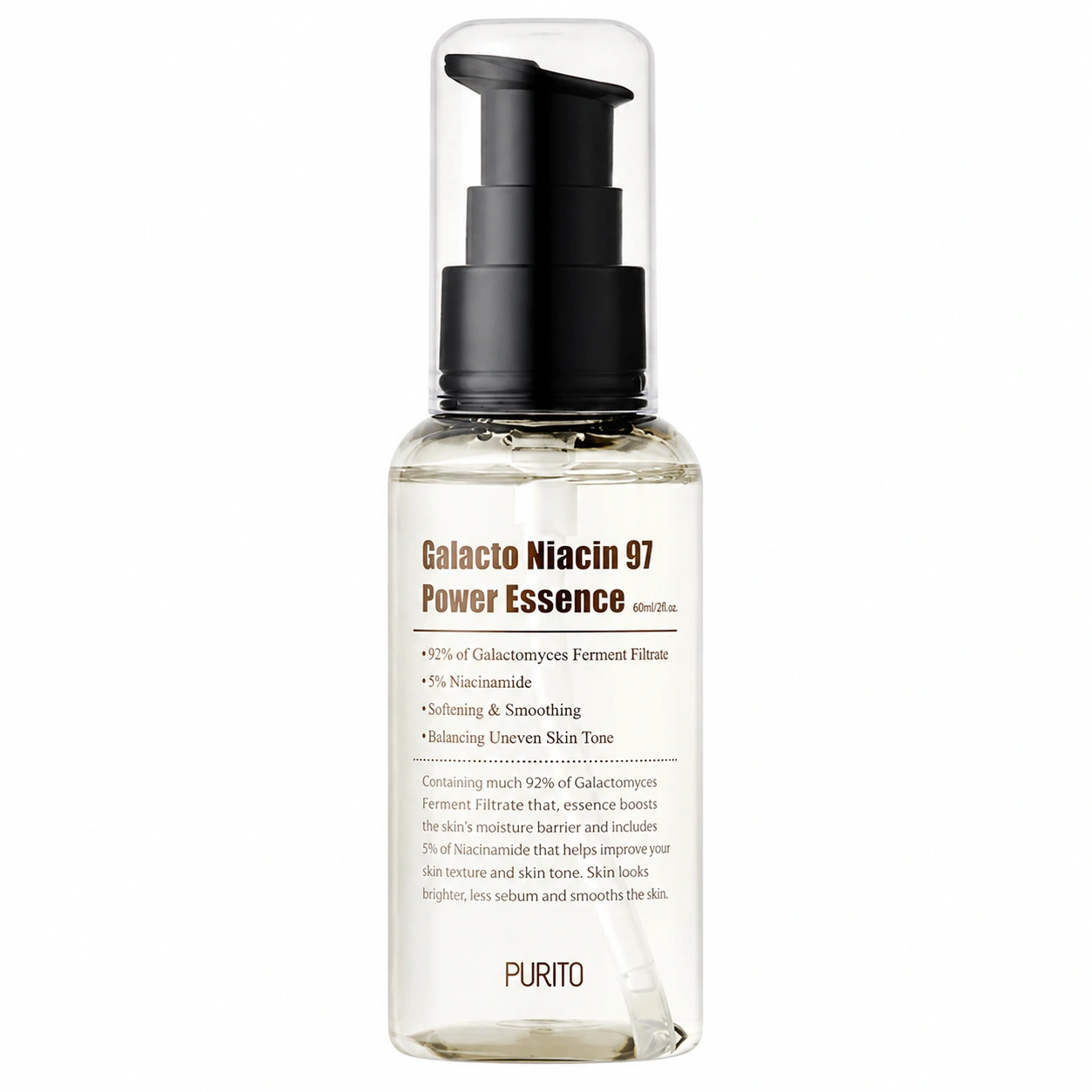 1783935329796purito-galacto-niacin-97-power-essence-60ml.webp PURITO Galacto Niacin 97 Power Essence - 60ml - Image 1