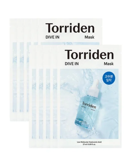 TORRIDEN Dive-In Low Molecule Hyaluronic Acid Mask Sheet (10 pcs)