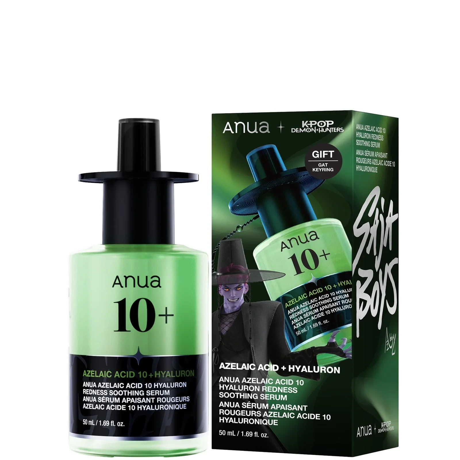 1787313667487anua-k-pop-demon-hunters-azelaic-acid-10-hyaluron-redness-soothing-serum-50ml.webp ANUA K-Pop Demon Hunters Azelaic Acid 10 Hyaluron Redness Soothing Serum 50ml - Image 1